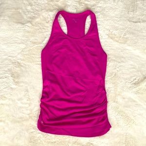 Athleta hot pink racer back tank top  XS/ S